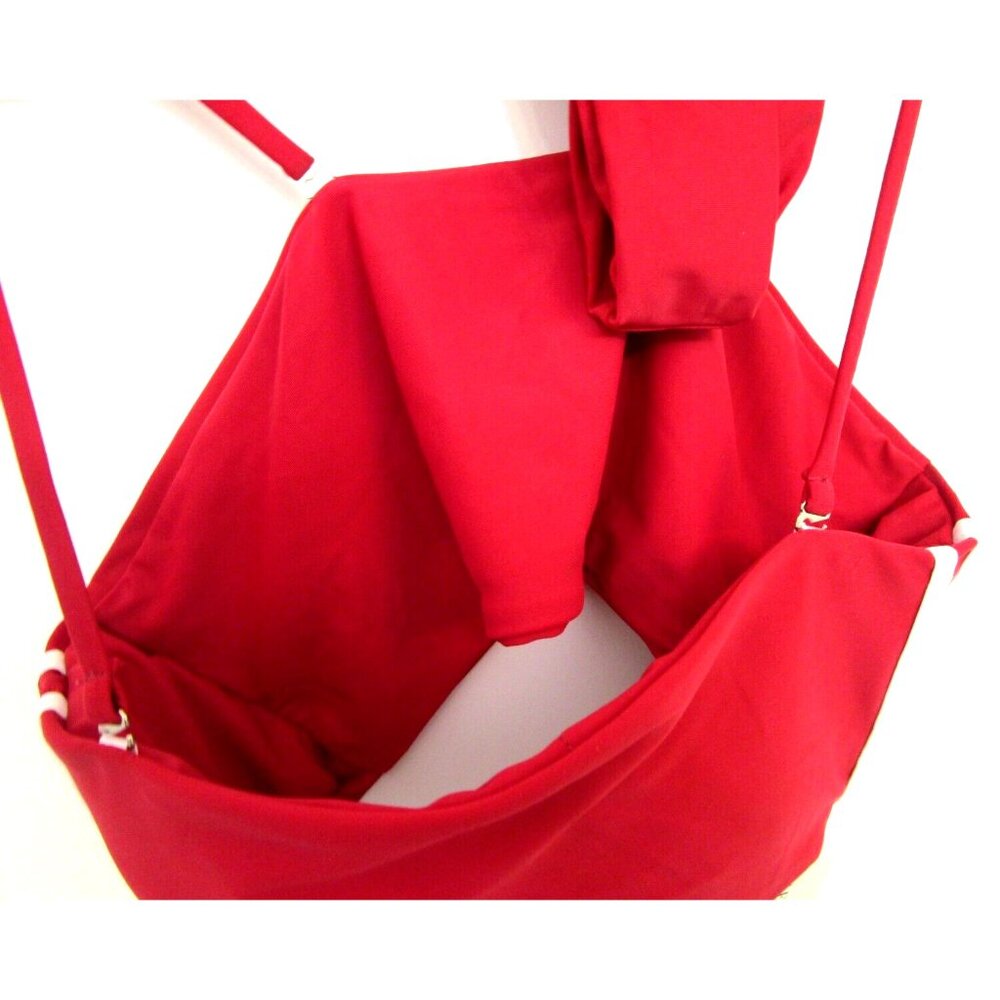 ZAFUL Swim Red Bikini Two Piece Set - Size US 8/Large - Women Swimwear/Suit NWT - Picture 5 of 16